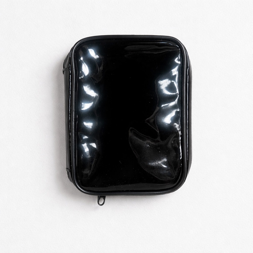 Sleek Black Women's Accessory Pouch